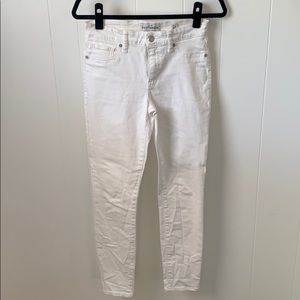 Lucky Brand White Ava Skinny Jeans